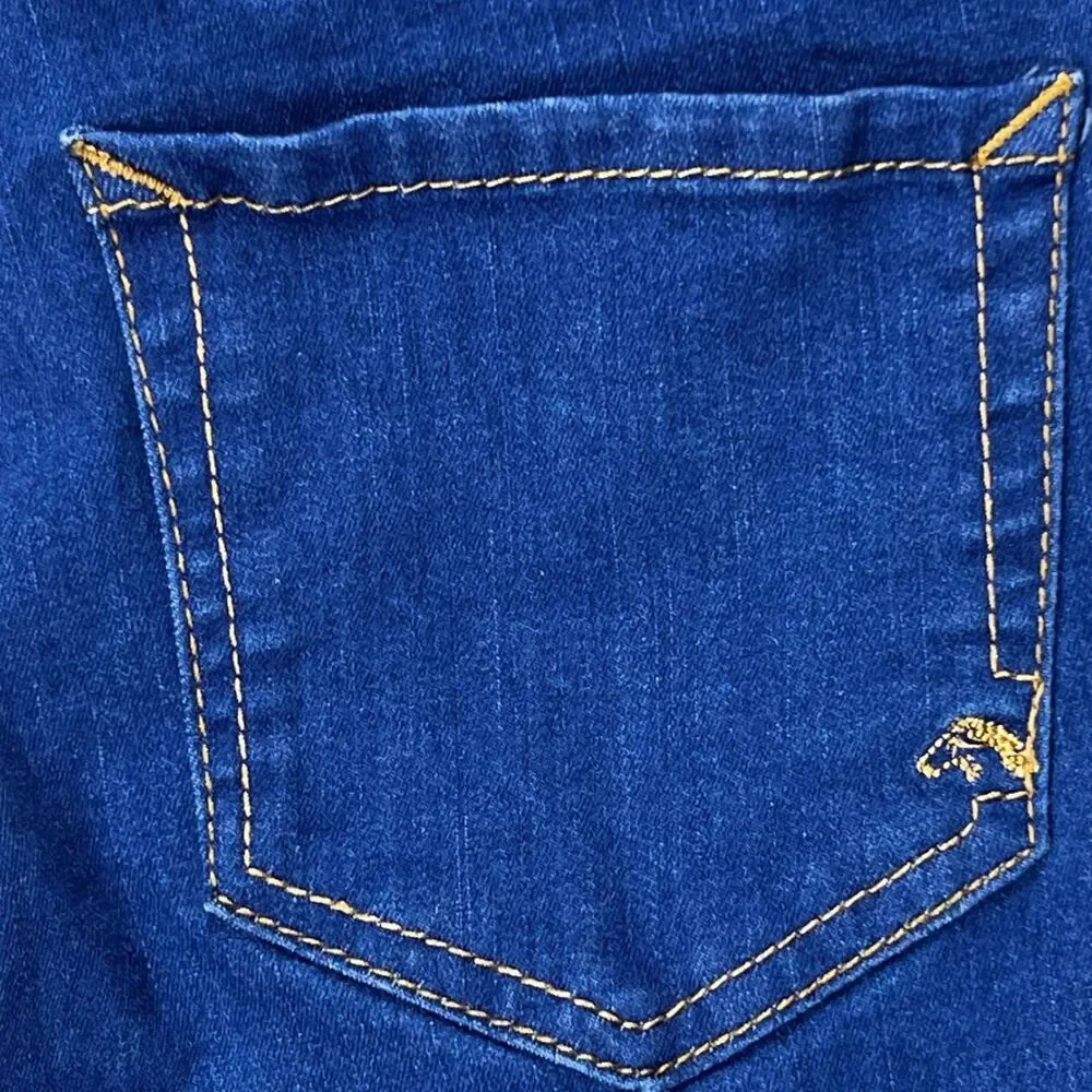 Jordache Jeans Girls 14 Slim Blue Denim Western Super Skinny Medium Wash Pants - Picture 9 of 13
